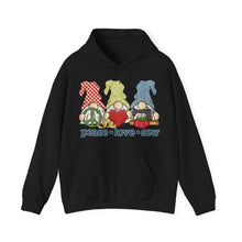Peace, Love, Sew Gnomes Unisex Heavy Blend™ Hooded Sweatshirt