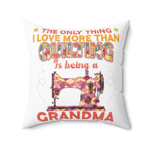 Quilting Grandma Spun Polyester Square Pillow