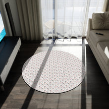 Sewing Elements White Round Rug