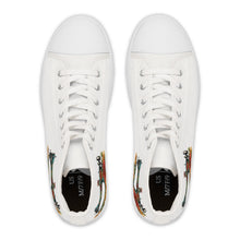 Vintage Floral Sewing Machine Women's High Top Sneakers
