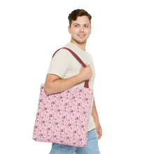 Sewing Elements Pink Tote Bag