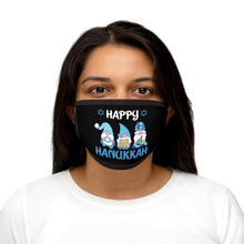 Happy Hanukkah Gnomes Fabric Face Mask