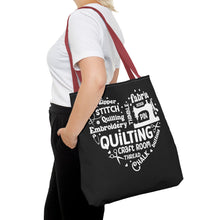 Quilting Word Cloud Tote Bag