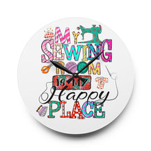 My Sewing Room Acrylic Wall Clock