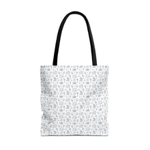 Outlined Sewing Elements Tote Bag