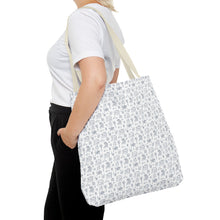 Outlined Sewing Elements Tote Bag