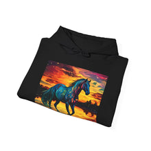 Colorful Modern Horse Unisex Heavy Blend™ Hooded Sweatshirt