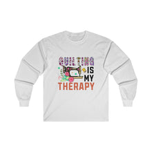 Floral Quilting is My Therapy Unisex Ultra Cotton Long Sleeve Tee