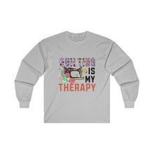 Floral Quilting is My Therapy Unisex Ultra Cotton Long Sleeve Tee