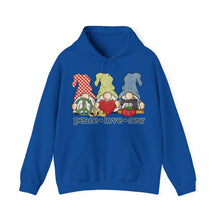 Peace, Love, Sew Gnomes Unisex Heavy Blend™ Hooded Sweatshirt