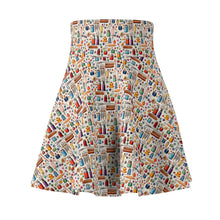 Watercolor Sewing Supplies 1 Skater Skirt