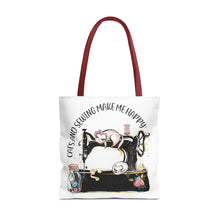 Cats and Sewing Tote Bag