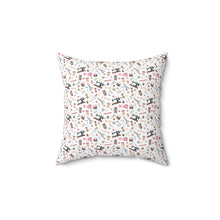 Sewing Elements White Spun Polyester Square Pillow