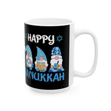 Happy Hanukkah Gnomes Ceramic Mug, (11oz, 15oz)