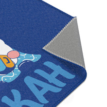 Happy Hanukkah Gnomes Area Rugs - Blue