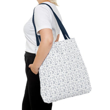 Outlined Sewing Elements Tote Bag