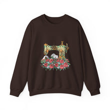 Retro Gorgeous Sewing Machine Unisex Heavy Blend™ Crewneck Sweatshirt