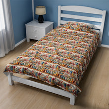 Watercolor Sewing Supplies 2 Velveteen Plush Blanket