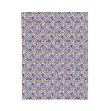 Packed Watercolor Buttons Velveteen Plush Blanket
