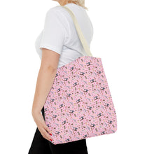 Sewing Elements Pink Tote Bag