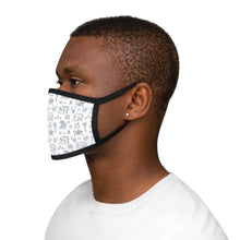 Outlined Sewing Elements Fabric Face Mask