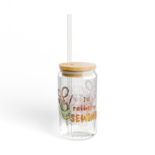I'd Rather Be Sewing Sipper Glass, 16oz