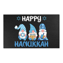 Happy Hanukkah Gnomes Area Rugs