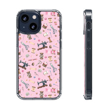 Sewing Elements Pink - Clear Cases