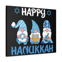 Happy Hanukkah Gnomes - Canvas Gallery Wraps