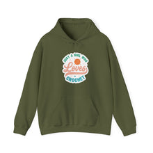 Just A Girl Crochet Unisex Heavy Blend™ Hooded Sweatshirt