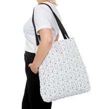 Outlined Sewing Elements Tote Bag