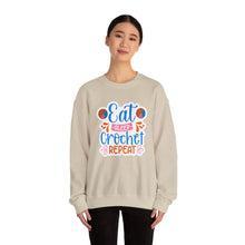 Eat Sleep Crochet Repeat Unisex Heavy Blend™ Crewneck Sweatshirt
