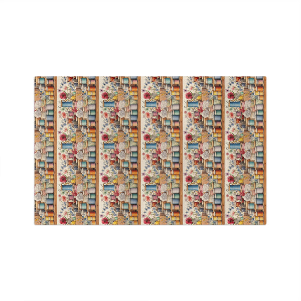 Watercolor Sewing Supplies 2 Microfiber Tea Towel