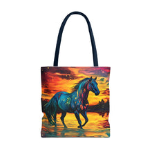 Colorful Modern Horse Tote Bag