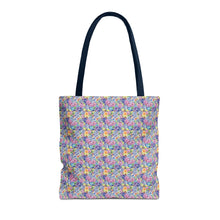 Packed Watercolor Buttons Tote Bag