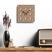 Watercolor Sewing Supplies 6 Acrylic Wall Clock