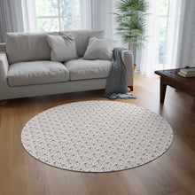 Sewing Elements White Round Rug