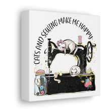 Cats and Sewing - Canvas Gallery Wraps