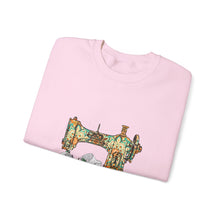 Retro Gorgeous Sewing Machine Unisex Heavy Blend™ Crewneck Sweatshirt
