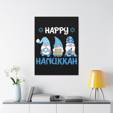 Happy Hanukkah Gnomes - Canvas Gallery Wraps