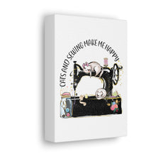 Cats and Sewing - Canvas Gallery Wraps