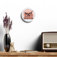 Sewing Is My Superpower Acrylic Wall Clock