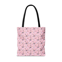 Sewing Elements Pink Tote Bag