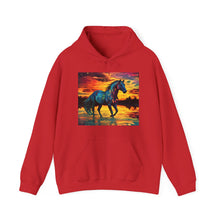 Colorful Modern Horse Unisex Heavy Blend™ Hooded Sweatshirt