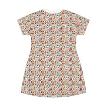 Watercolor Sewing Supplies 1 T-Shirt Dress