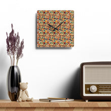 Watercolor Sewing Supplies 10 Acrylic Wall Clock