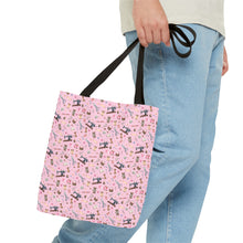 Sewing Elements Pink Tote Bag