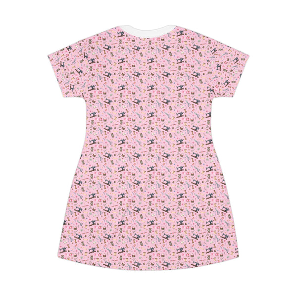 Sewing Elements Pink T-Shirt Dress