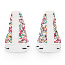 Packed Summer Cute Cats Women's High Top Sneakers