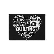 Quilting Word Cloud Outdoor Rug